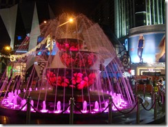 Crystal Fountain outside Pavilion Shopping Mall